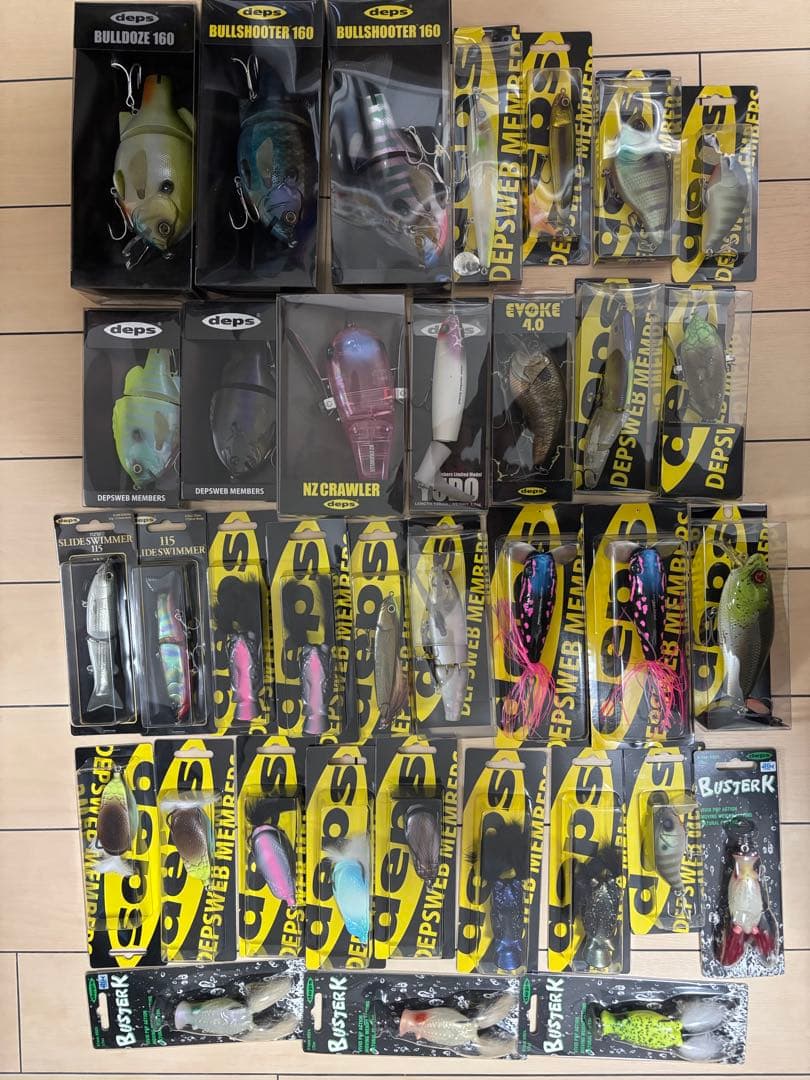 バス釣り引退品　ルアー、リールなど