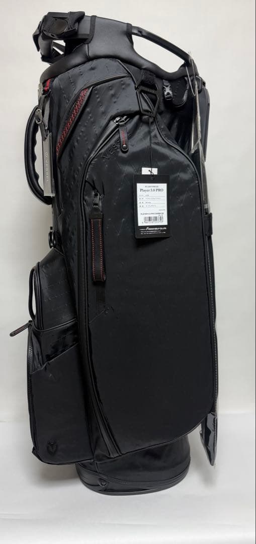 【新品最新】VESSEL Player 5.0 PRO DXR黒 キャディバッグ