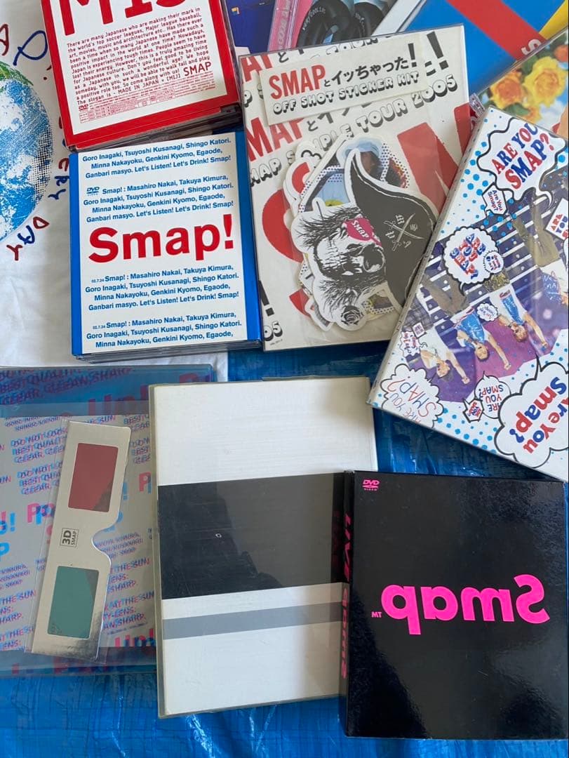 SMAP Tシャツ CD DVD まとめ売り グッズ