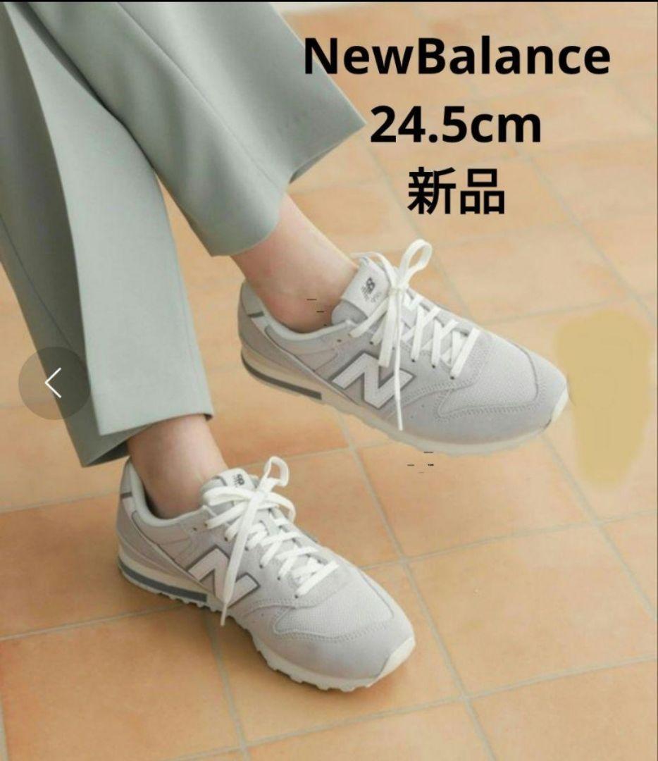 【新品】ニューバランス　スニーカー　WL996　グレー　24.5cm　送料込