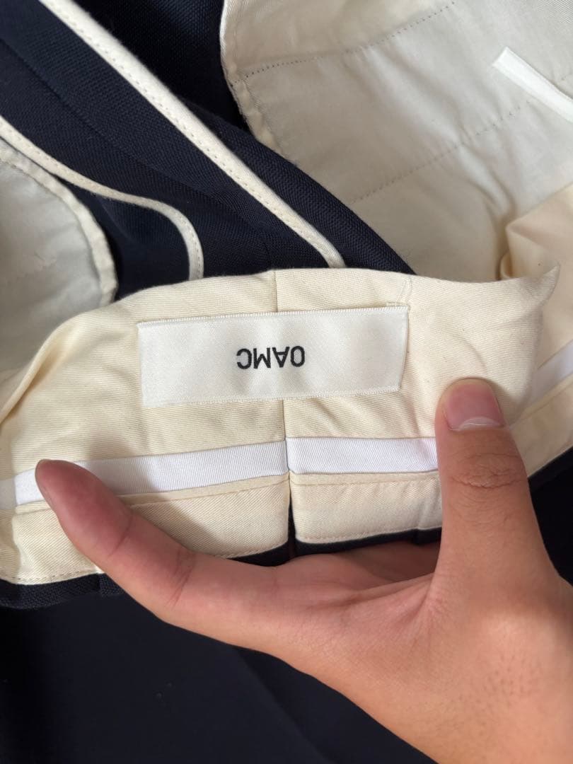 OAMC ネイビー ショートスラックス ショーツ ジョーツ 正規品 サイズ48