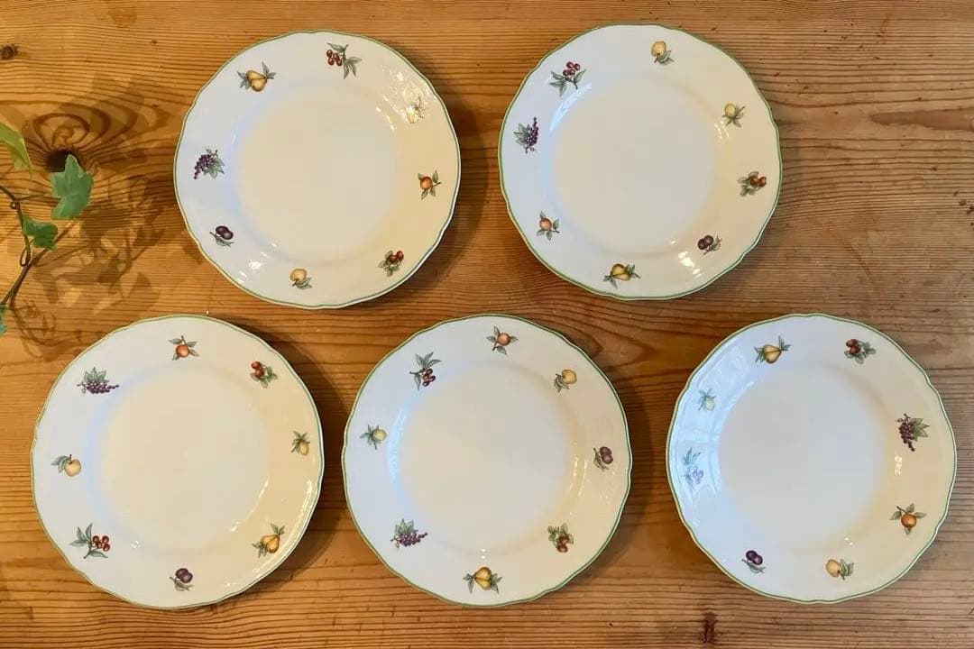 ジノリ　アンティコエデン　17プレート×5