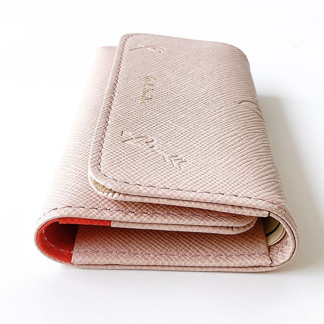 新品★ポールスミス★スミシーハート★本革4連キーケース★ピンク