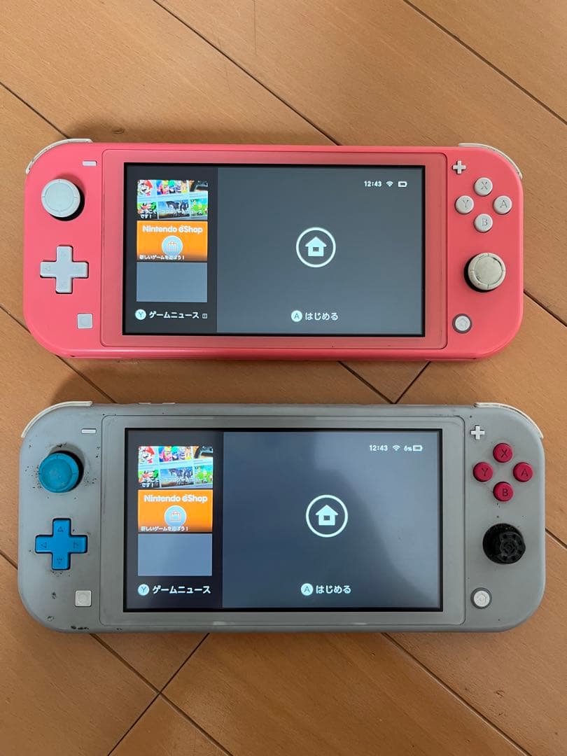 Nintendo Switch Lite 本体 ピンク グレー