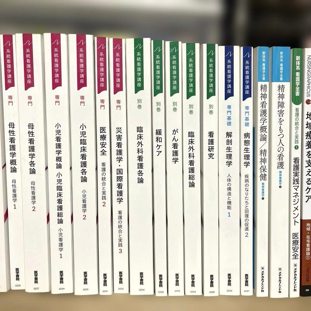 医学書院　看護学校　教科書　メヂカルフレンド社　メディカ出版