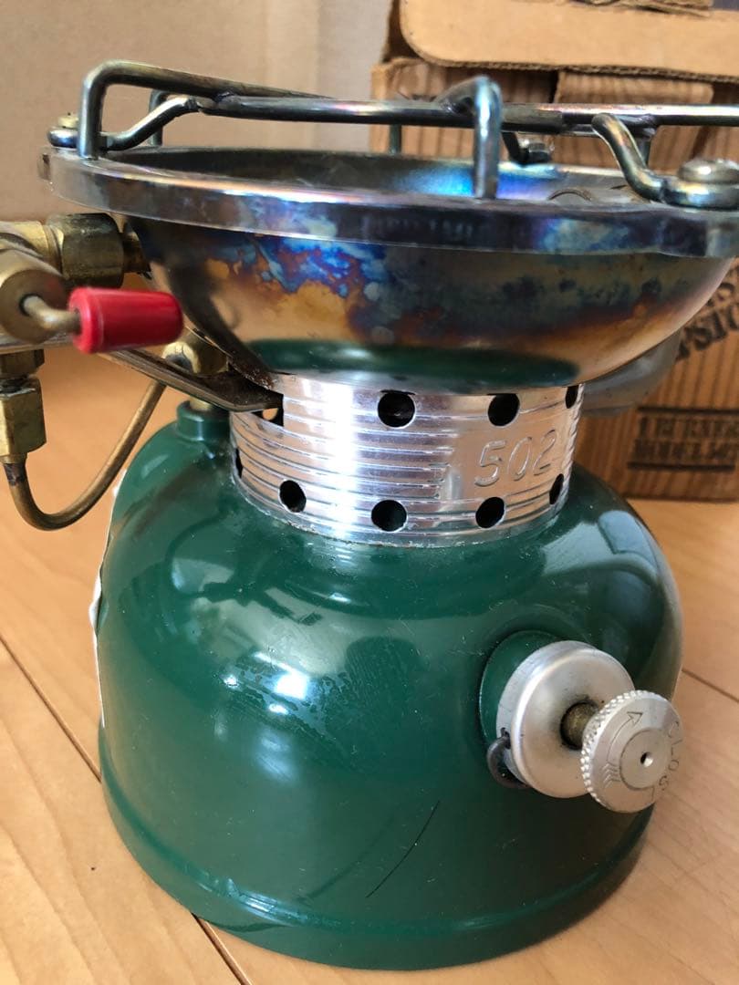 コールマン502 2レバー　ビンテージ　81年12月