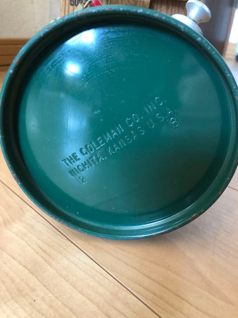 コールマン502 2レバー　ビンテージ　81年12月