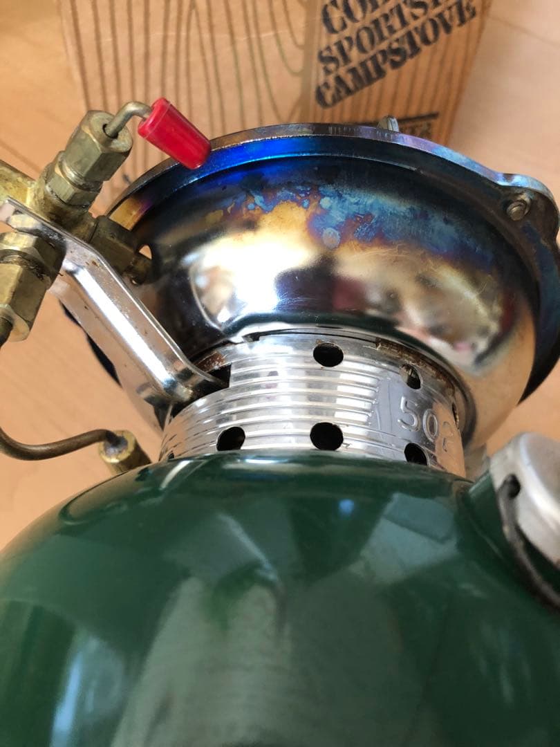 コールマン502 2レバー　ビンテージ　81年12月