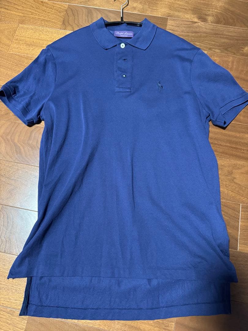 Ralph Lauren ネイビーポロシャツ　ラルフローレンパープルレーベル