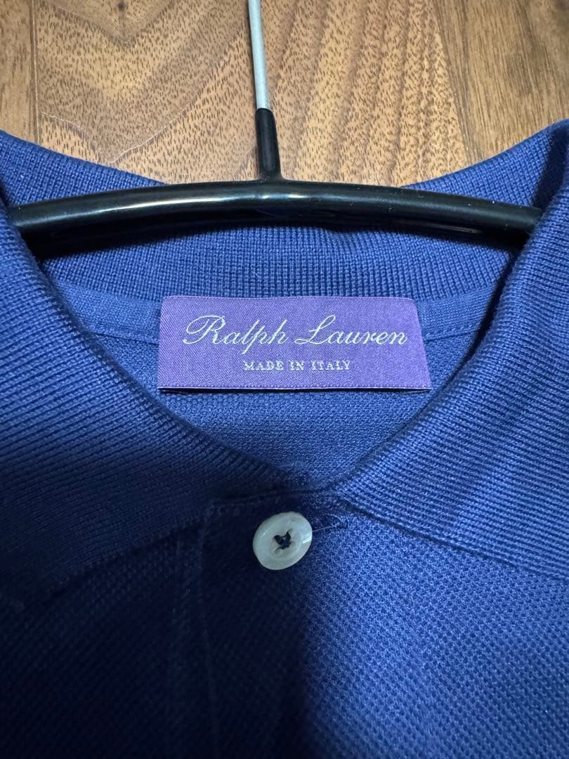 Ralph Lauren ネイビーポロシャツ　ラルフローレンパープルレーベル