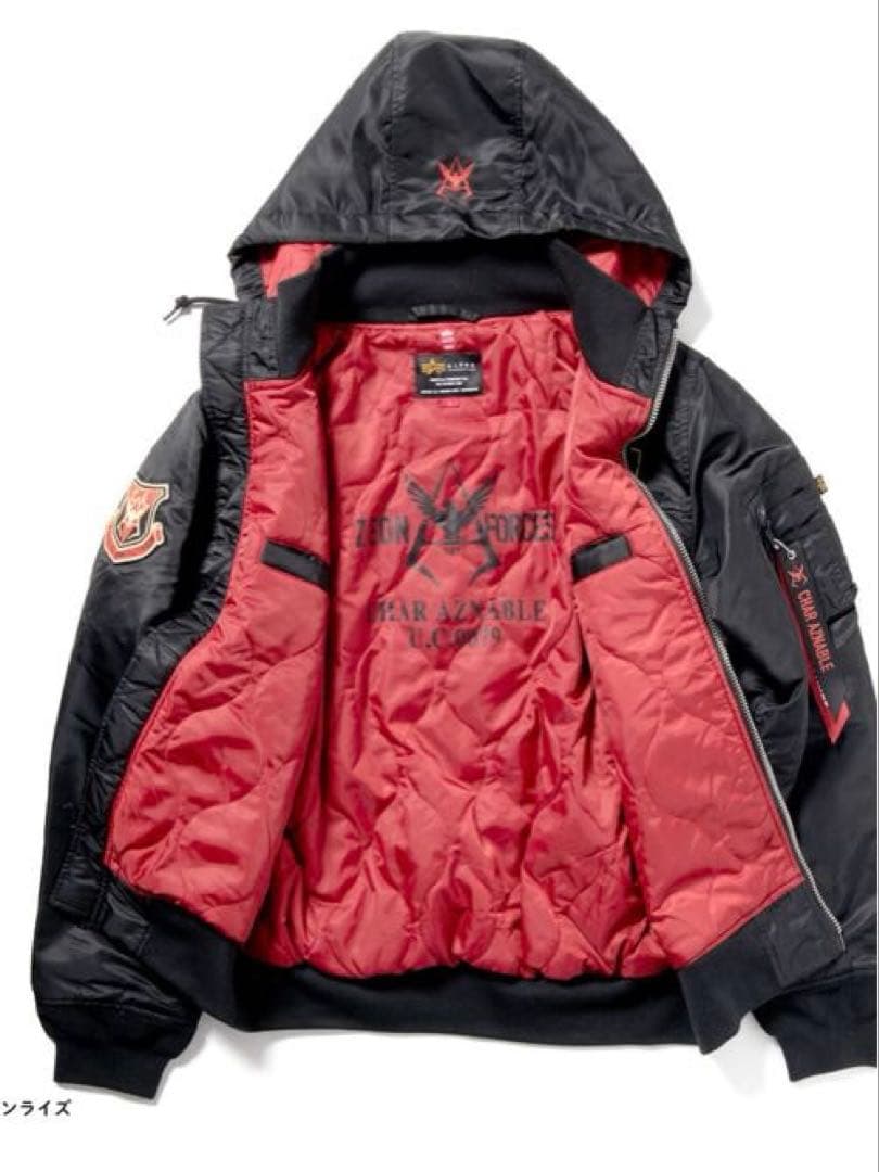 STRICT-G ALPHA フーデッドリブジャケットシャア・アズナブルモデル