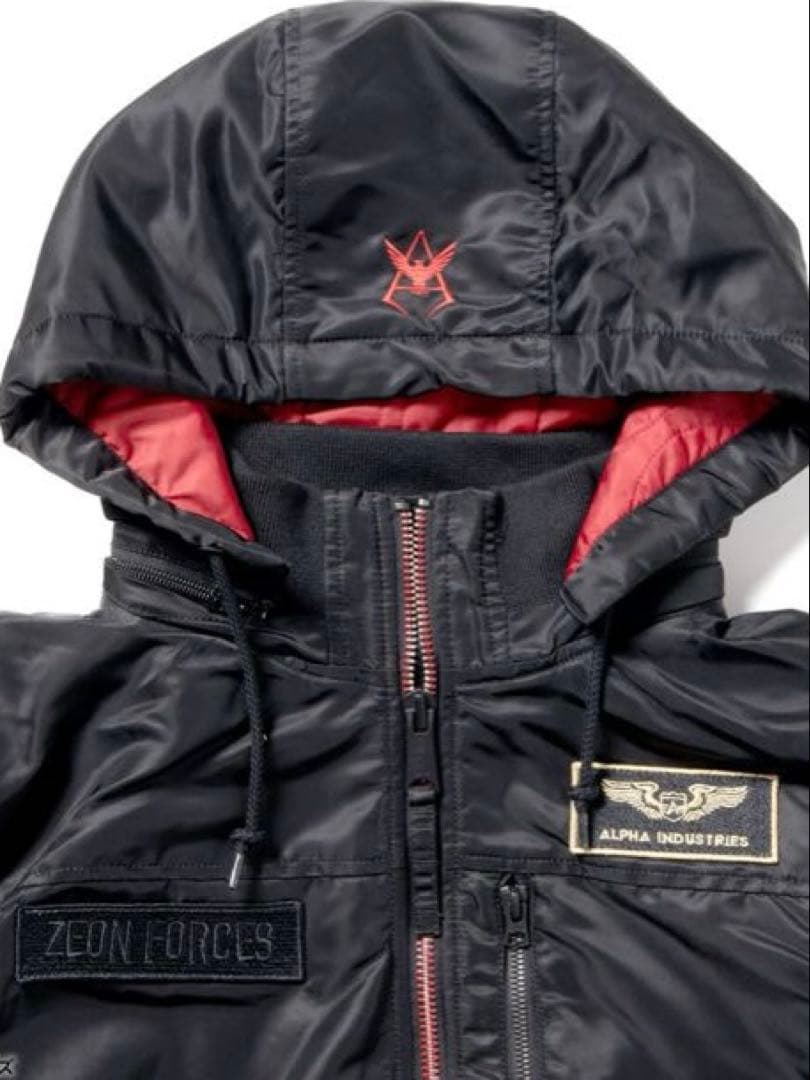 STRICT-G ALPHA フーデッドリブジャケットシャア・アズナブルモデル