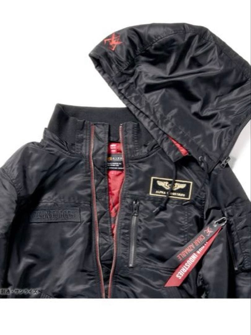 STRICT-G ALPHA フーデッドリブジャケットシャア・アズナブルモデル