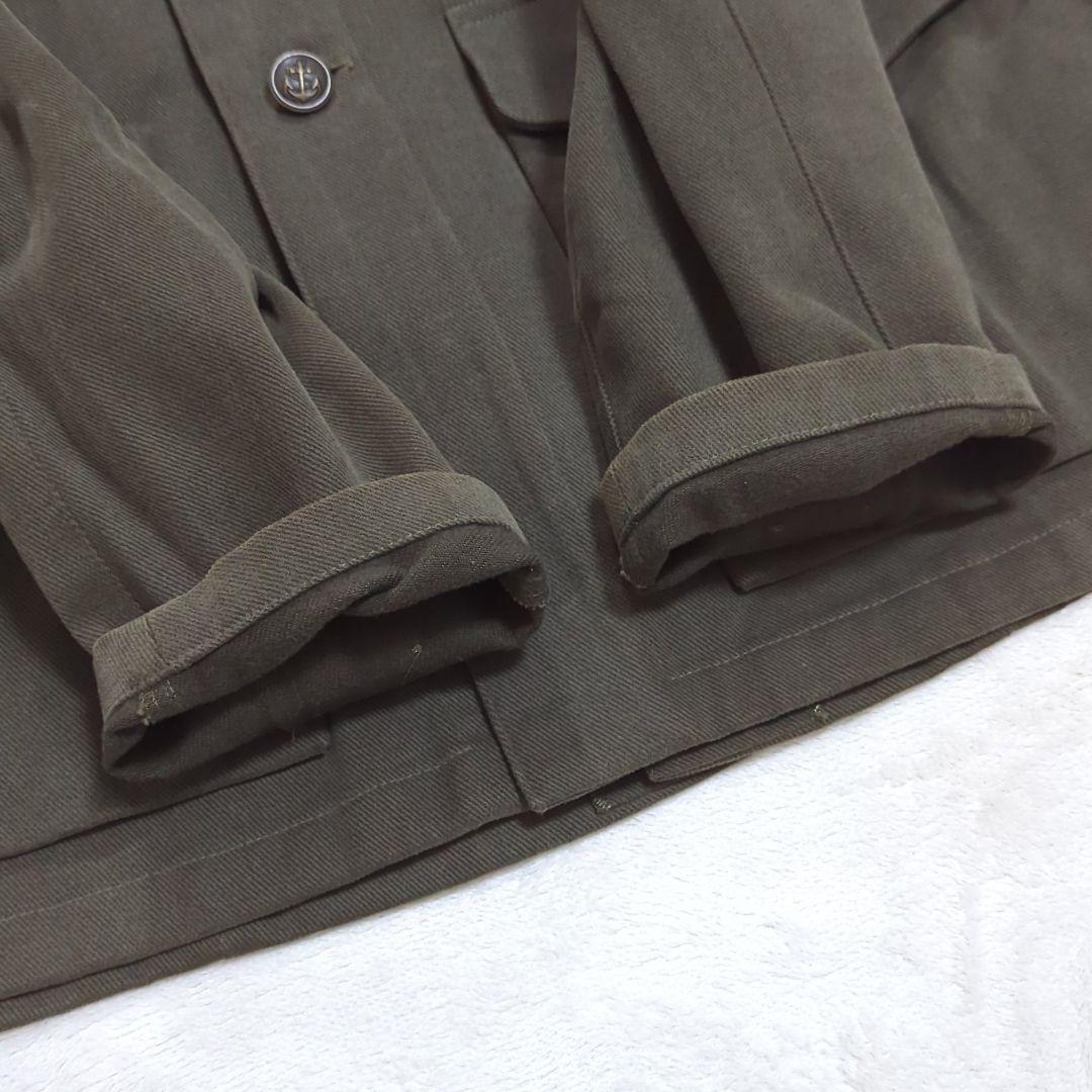 希少デザイン 48 アニエスベー スロバキア製 ミリタリー ナポレオンコート