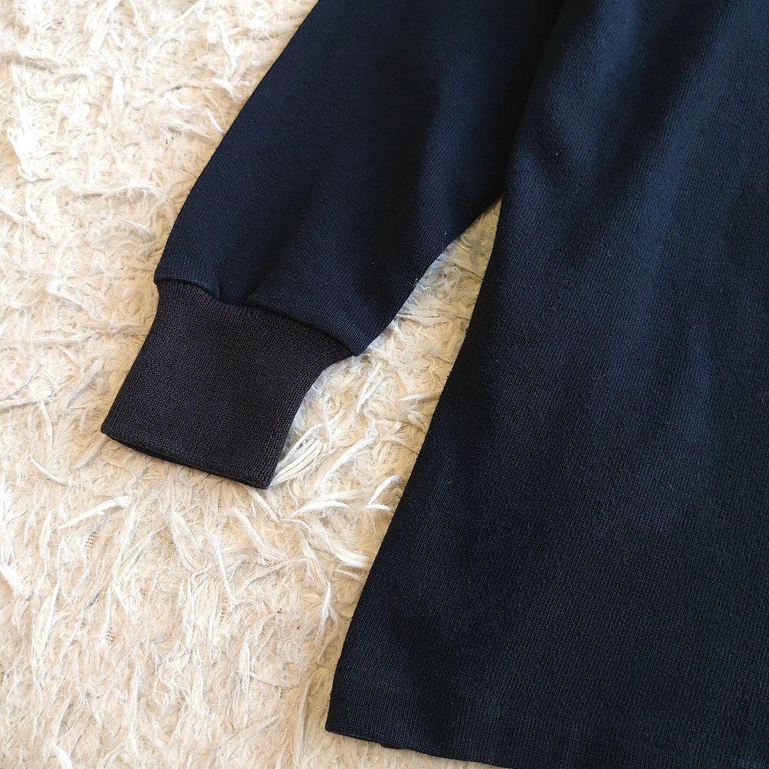 カンタベリー オールブラックス ロゴ刺繍 ラガーシャツ