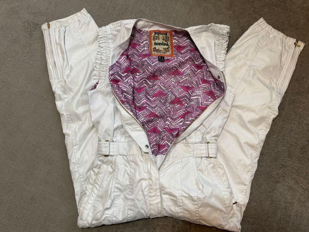 スキーウェアレディース　ターコイズ ジャケット 11号　靴下x2 他6点セット