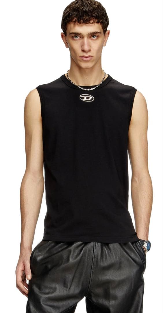 DIESEL ノースリーブトップ・ブラック