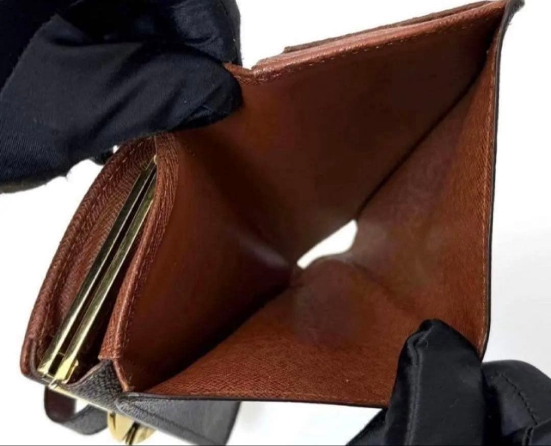 Louis Vuitton 二つ折り財布 ダークブラウン　極美品