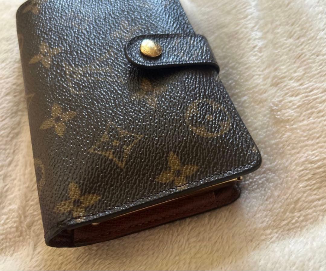 Louis Vuitton 二つ折り財布 ダークブラウン　極美品