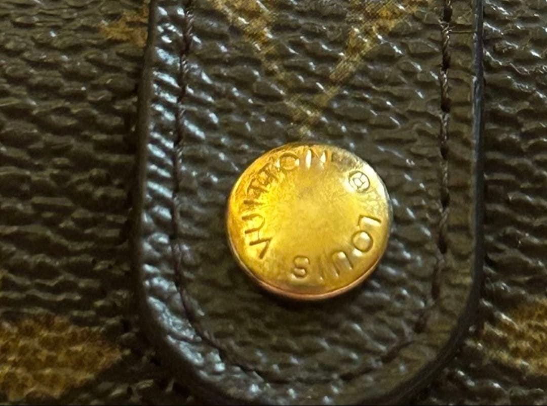 Louis Vuitton 二つ折り財布 ダークブラウン　極美品