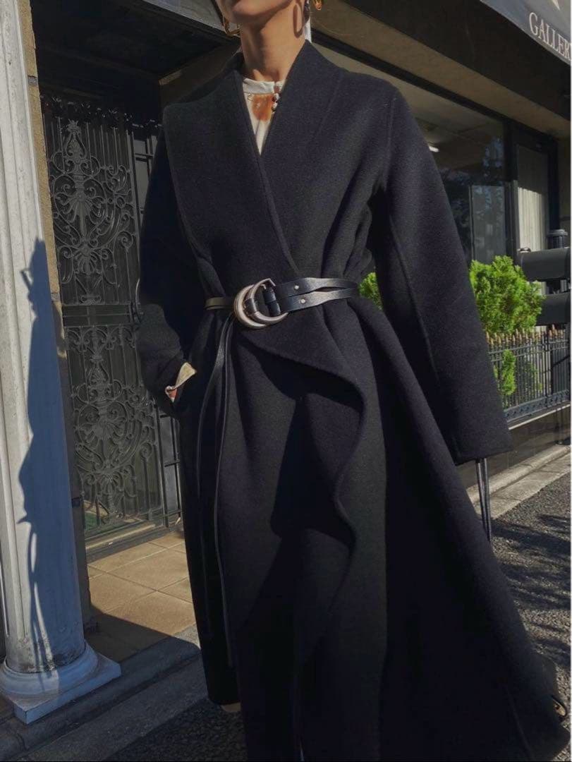 Ameri UNDRESSED FRILL COLLAR COAT Sサイズ