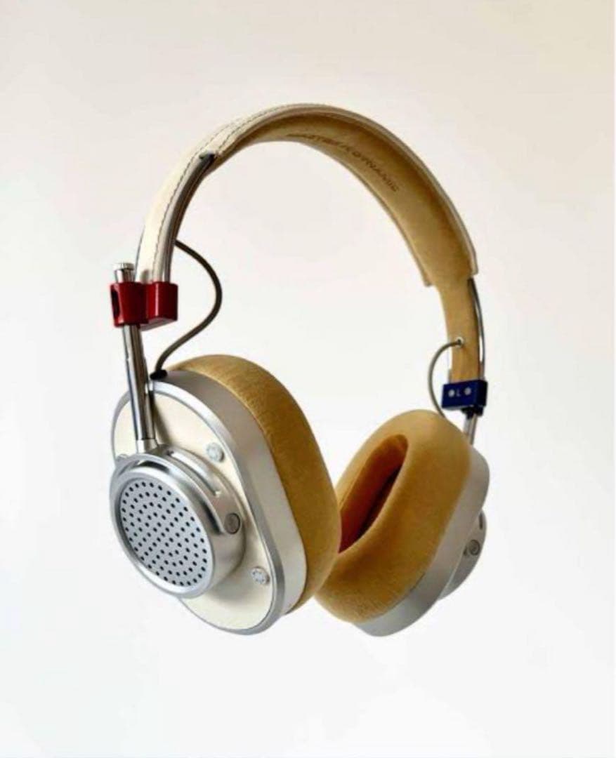 リケーブル可能な有線ヘッドフォン ホワイト/ベージュ