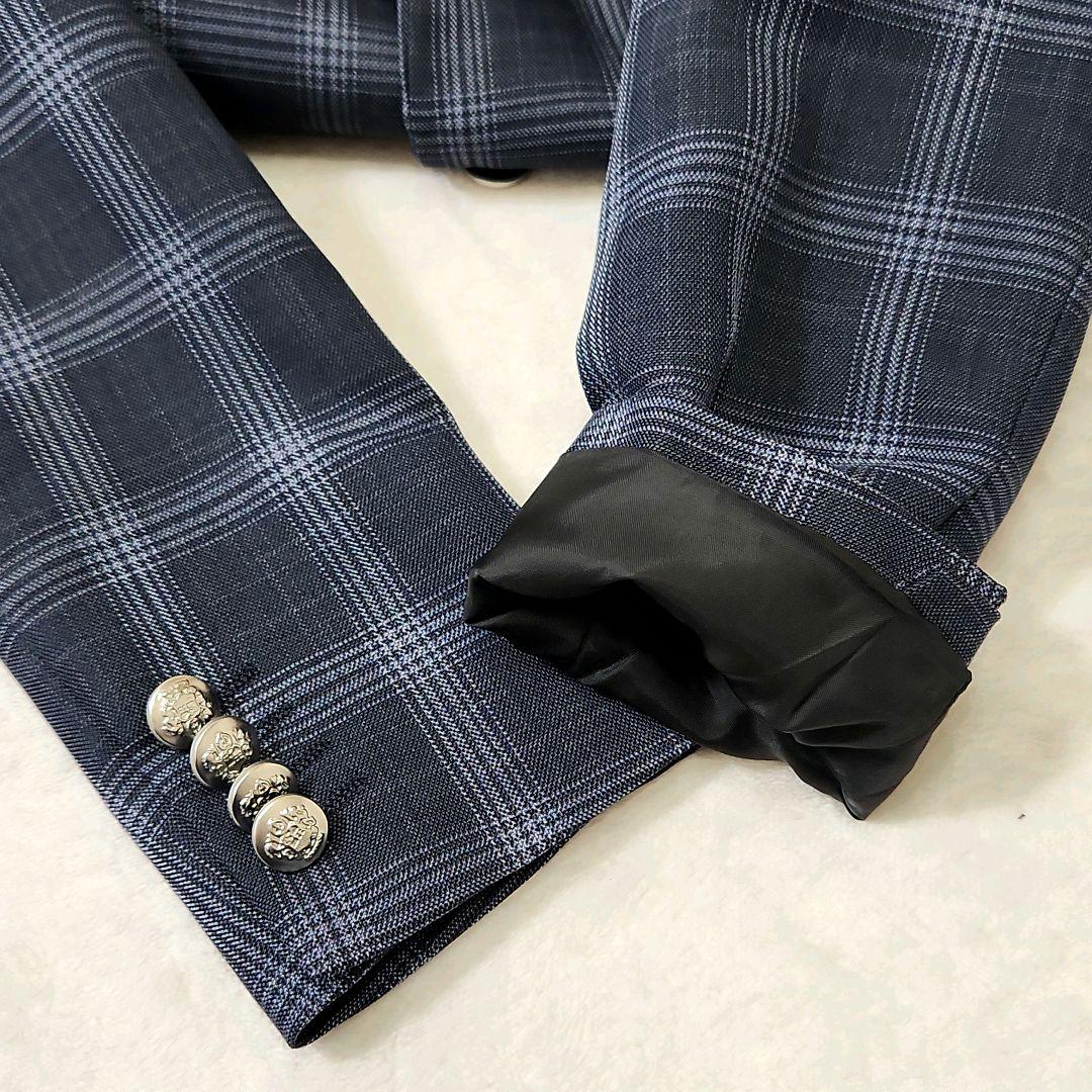 美品✨スリーピース フォーマルスーツ 7点セット 男の子 120 チェック 入学