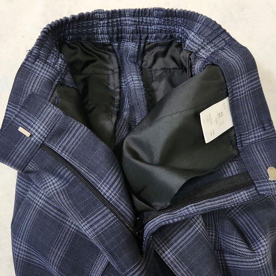 美品✨スリーピース フォーマルスーツ 7点セット 男の子 120 チェック 入学