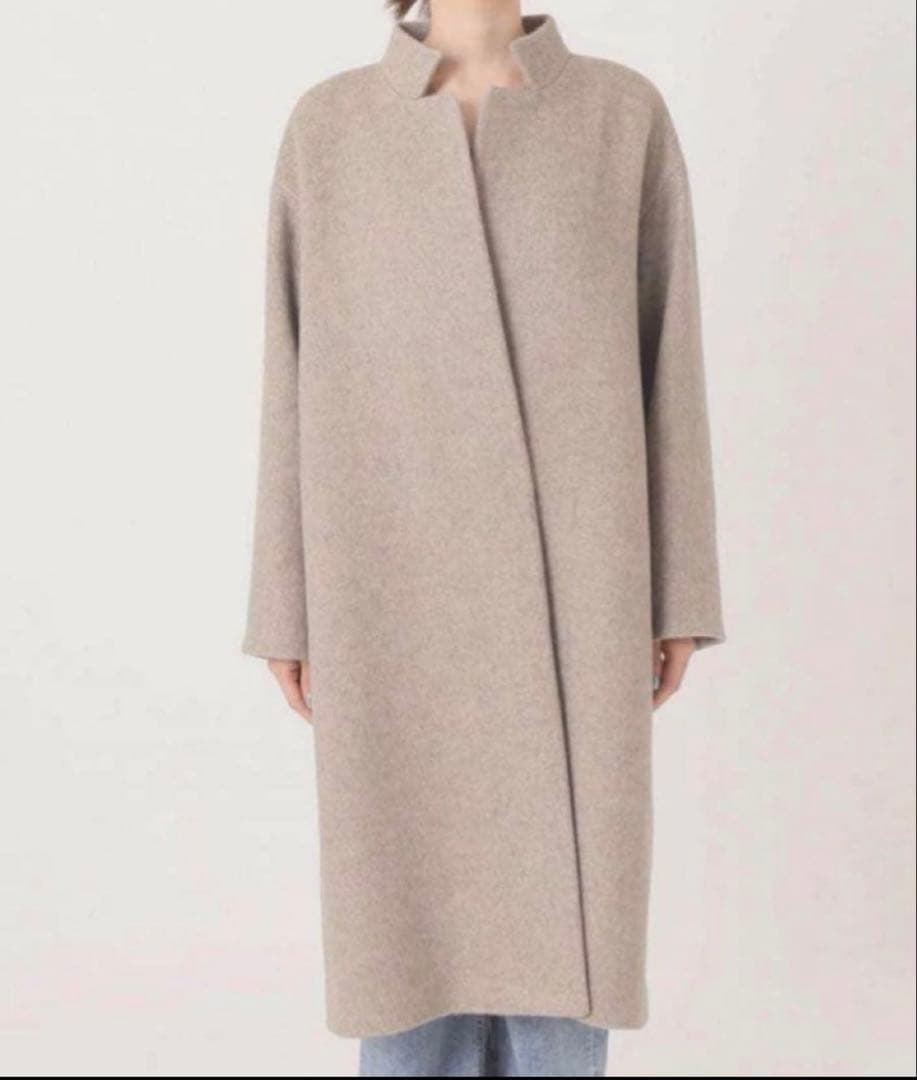 Plage MANTECOスタンドカラーコート