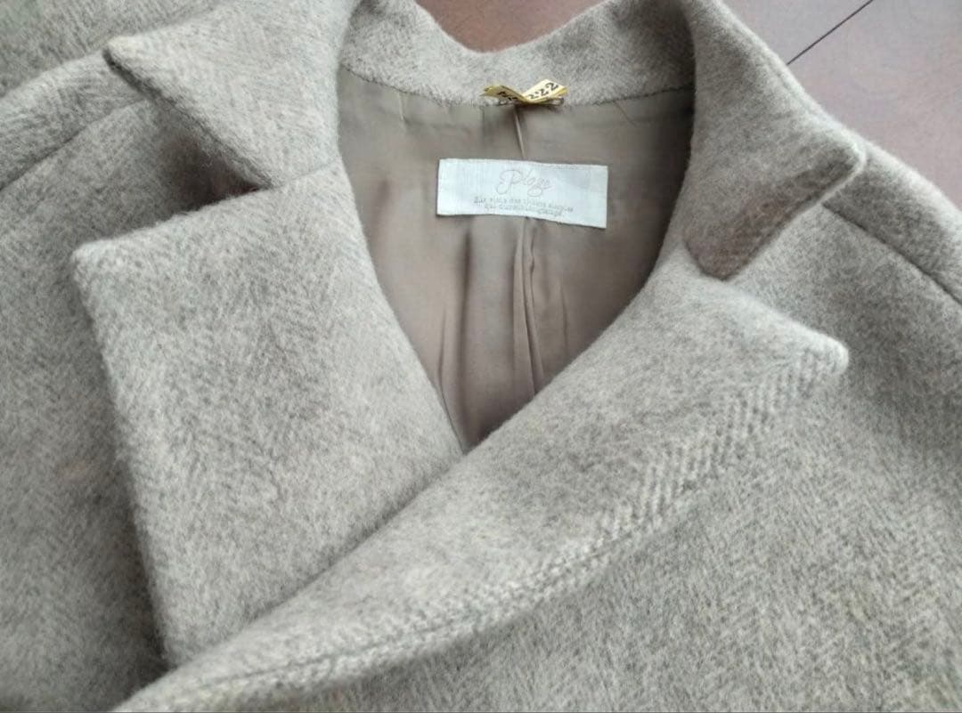 Plage MANTECOスタンドカラーコート