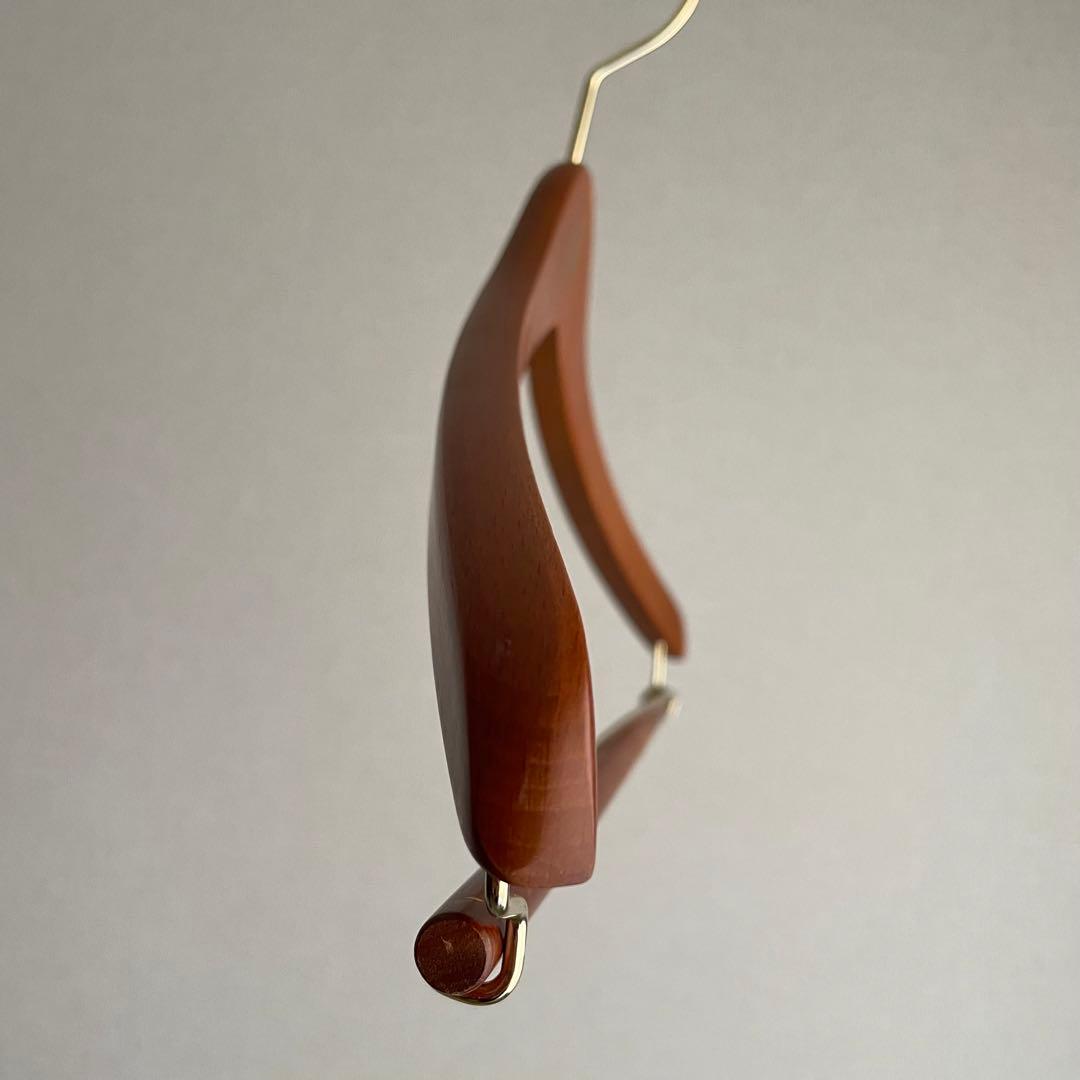 【非売品】ポロ ラルフローレン 　木製ハンガー　4本セット　パンツ　スラックス