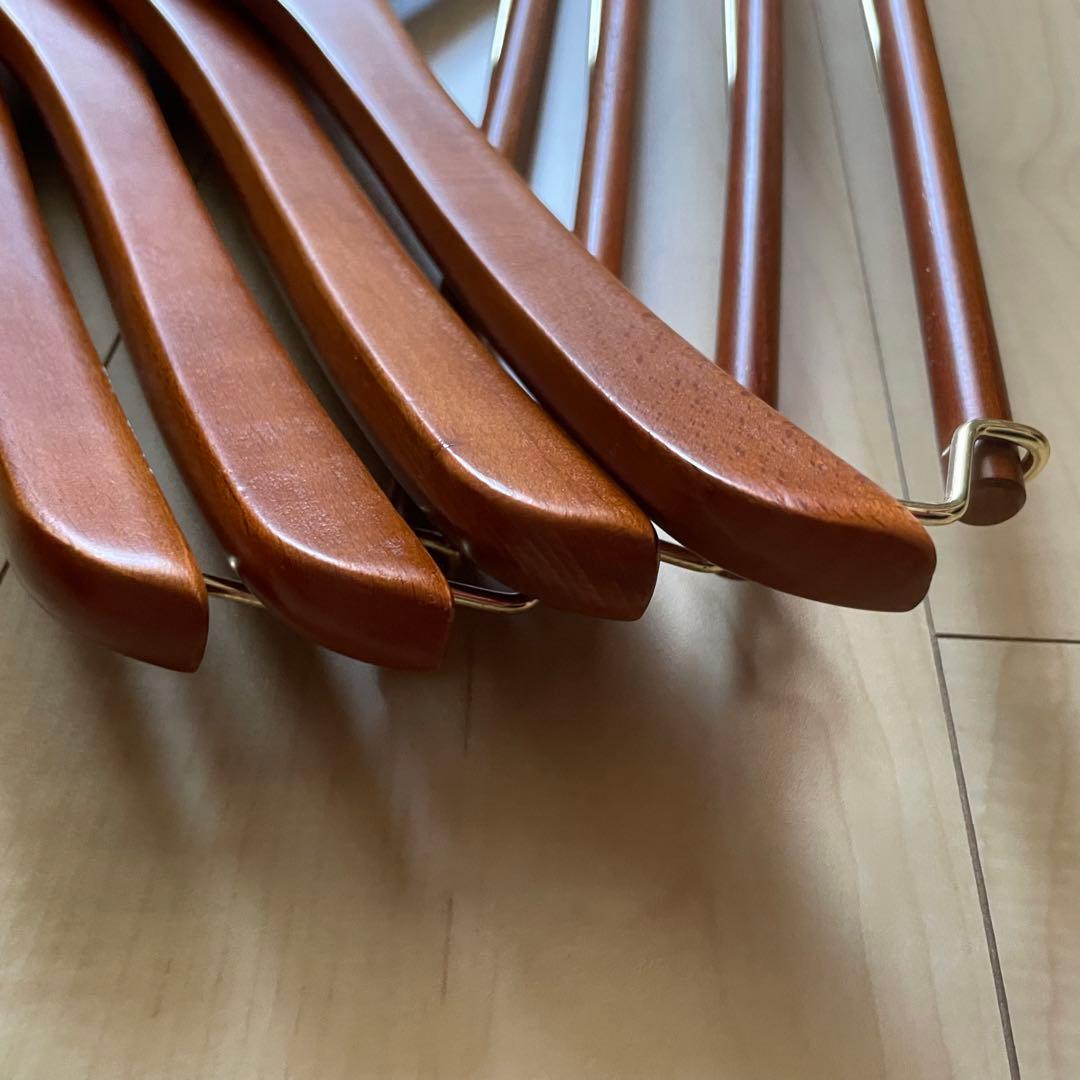 【非売品】ポロ ラルフローレン 　木製ハンガー　4本セット　パンツ　スラックス