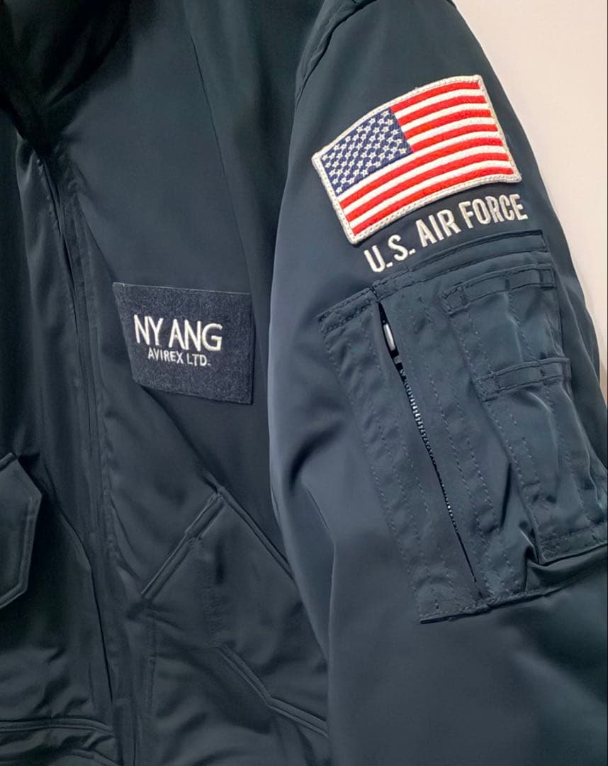 【ハト】AIR NATIONAL GUARD MA-1ジャケット M