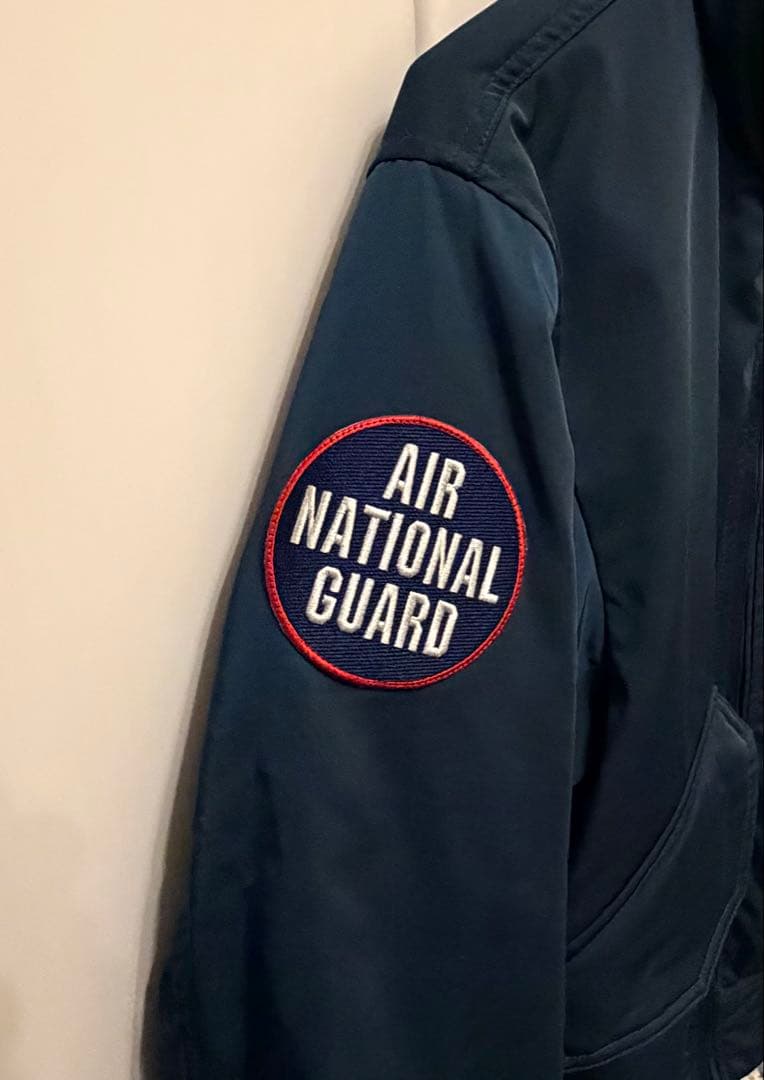 【ハト】AIR NATIONAL GUARD MA-1ジャケット M