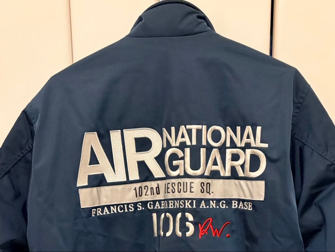 【ハト】AIR NATIONAL GUARD MA-1ジャケット M