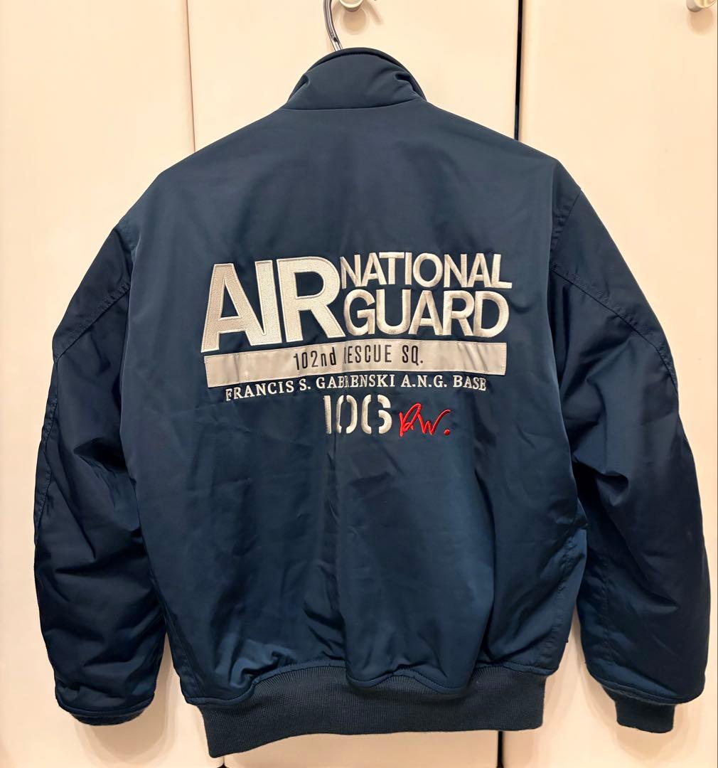 【ハト】AIR NATIONAL GUARD MA-1ジャケット M