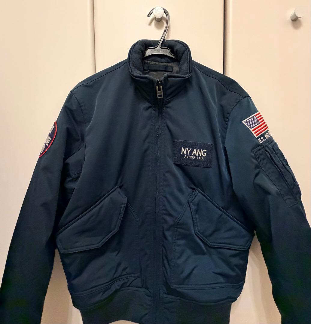 【ハト】AIR NATIONAL GUARD MA-1ジャケット M