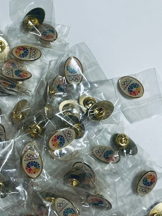 50個セット⭐️オリンピックピンバッジ招致楕円形五輪 Tokyo2020東京
