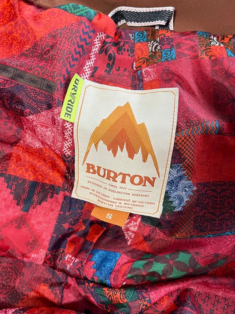 BURTON ベージュ 女性用 スノーボードオーバーオールSサイズ