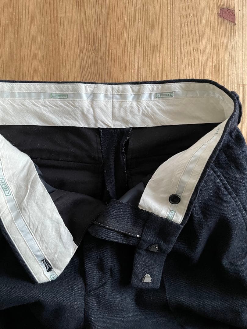 A.PRESSE アプレッセWide Tapered Trousers