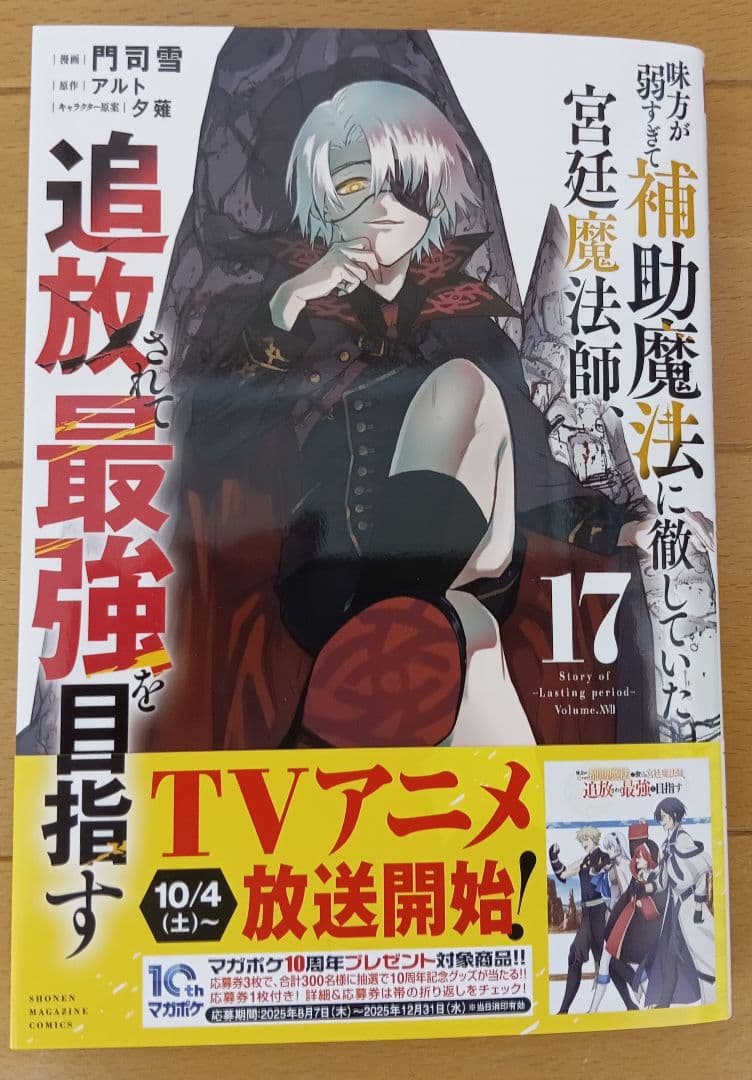 味方が弱すぎて補助魔法に徹していた宮廷魔法師、追放されて最強を目指す　1〜17巻