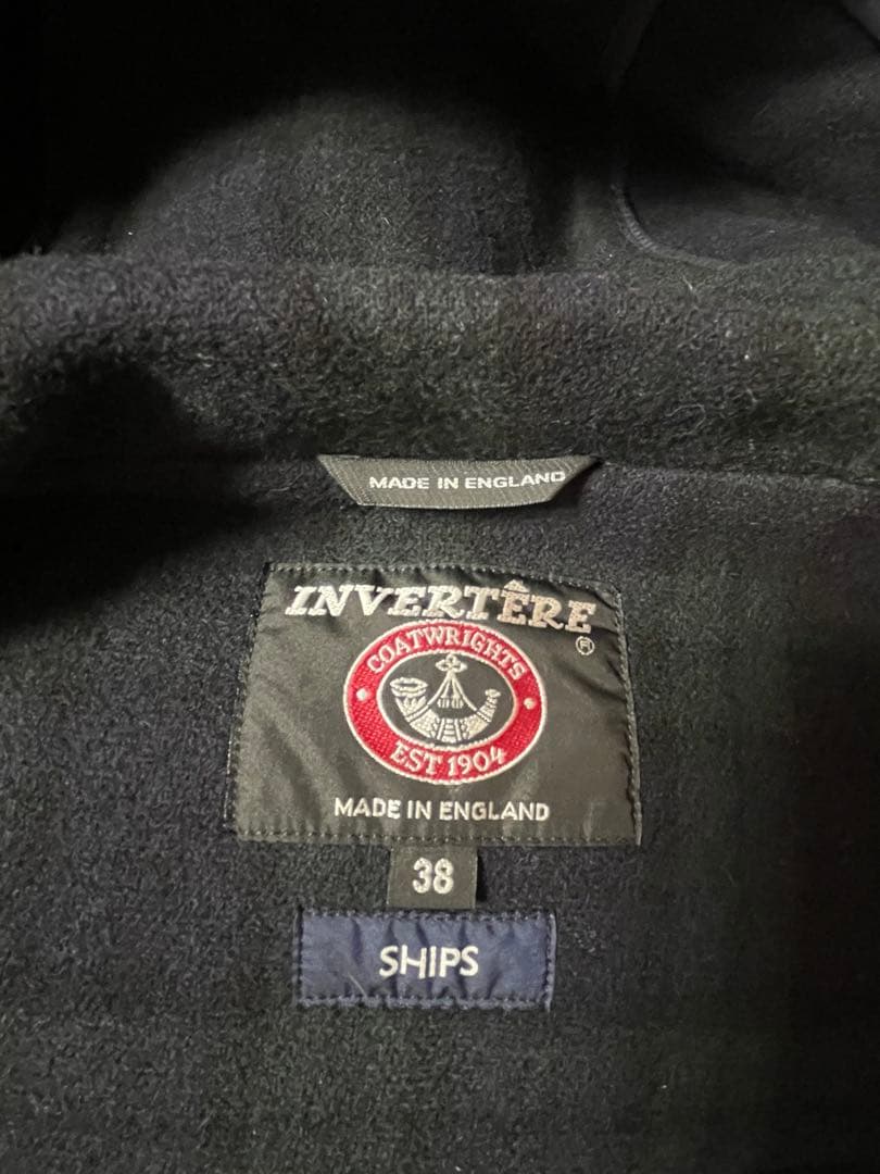 INVERTERE ダッフルコート ネイビー 38