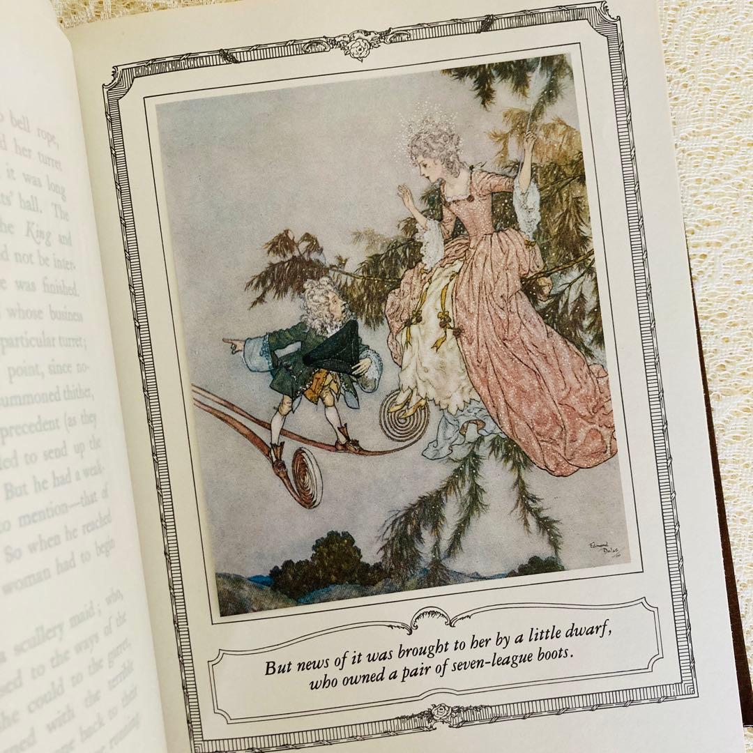 洋書　古書　デュラックの幻想的な挿絵　フランス名作童話集　1981年刊行