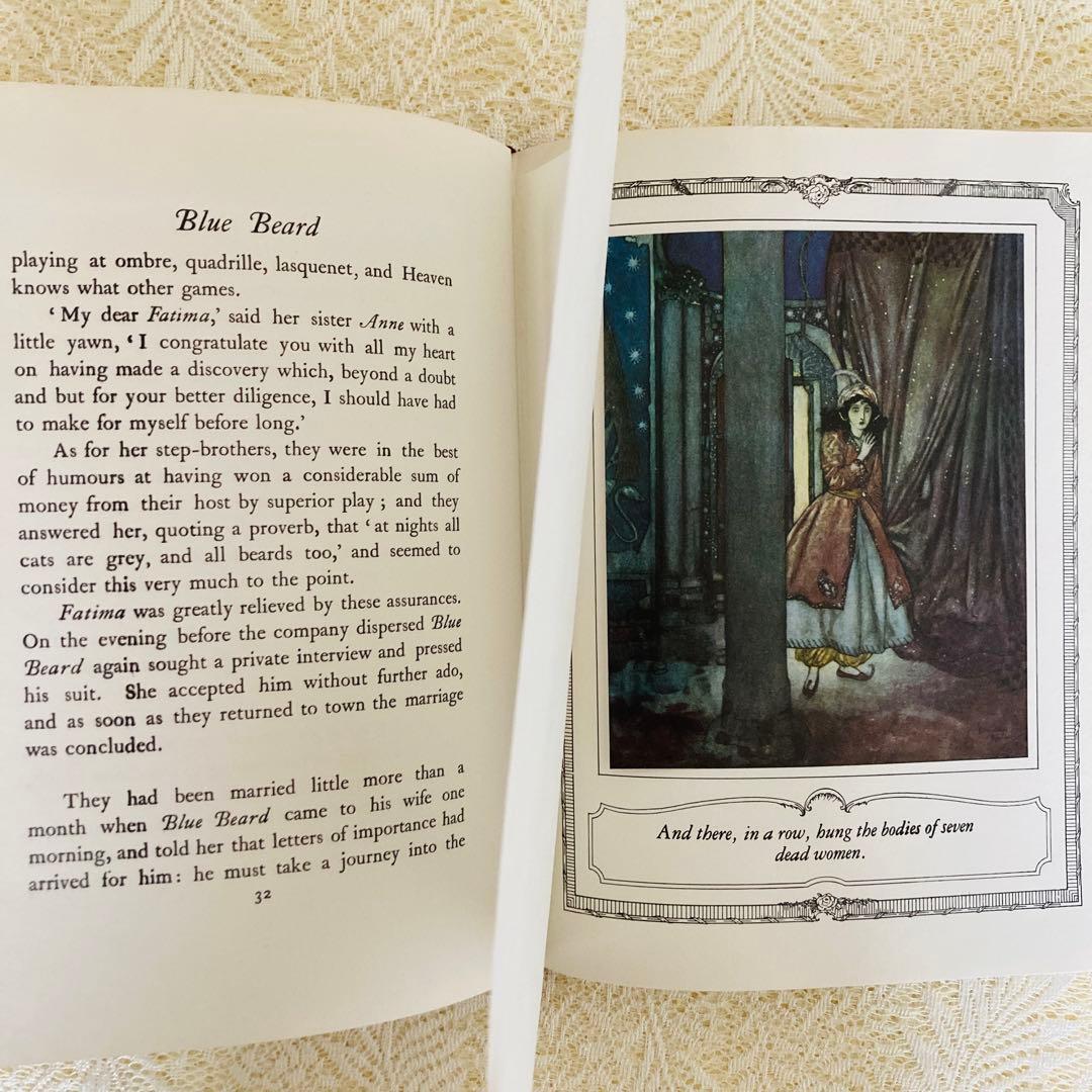 洋書　古書　デュラックの幻想的な挿絵　フランス名作童話集　1981年刊行