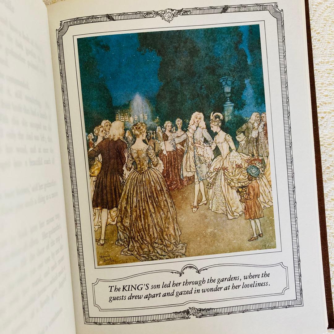 洋書　古書　デュラックの幻想的な挿絵　フランス名作童話集　1981年刊行