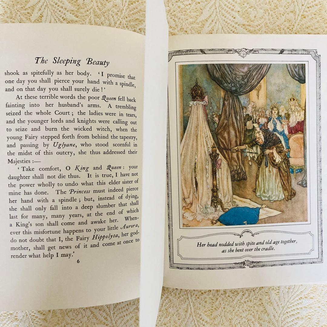 洋書　古書　デュラックの幻想的な挿絵　フランス名作童話集　1981年刊行