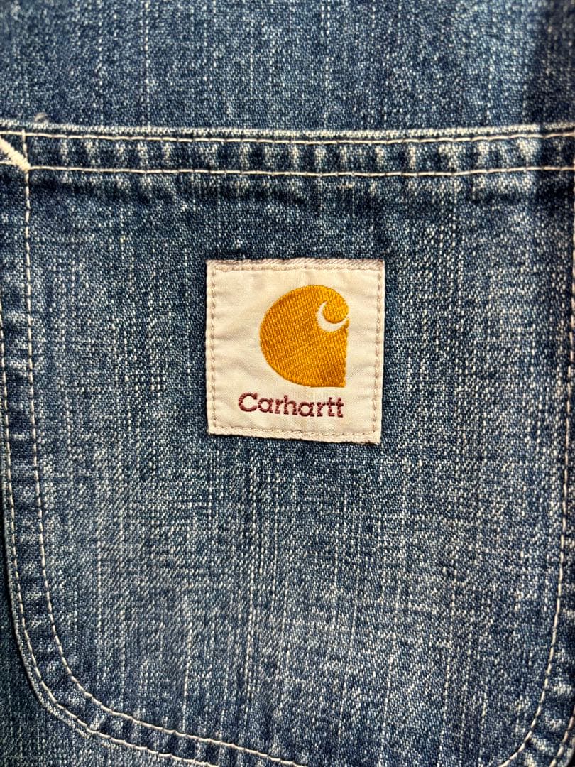 カーハート　チョアコート　カバーオール　デニム