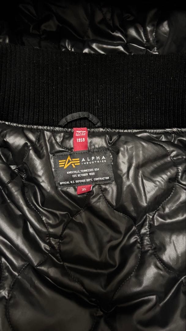 S*U様 ALPHA INDUSTRIES MA-1 ブラックジャケット