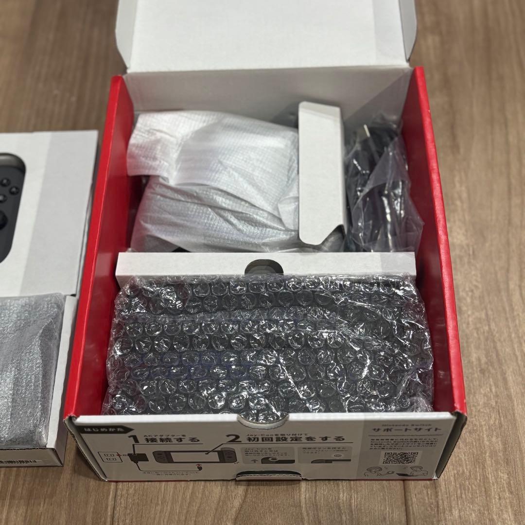 【美品】Nintendo Switch 本体 グレー 付属品付き
