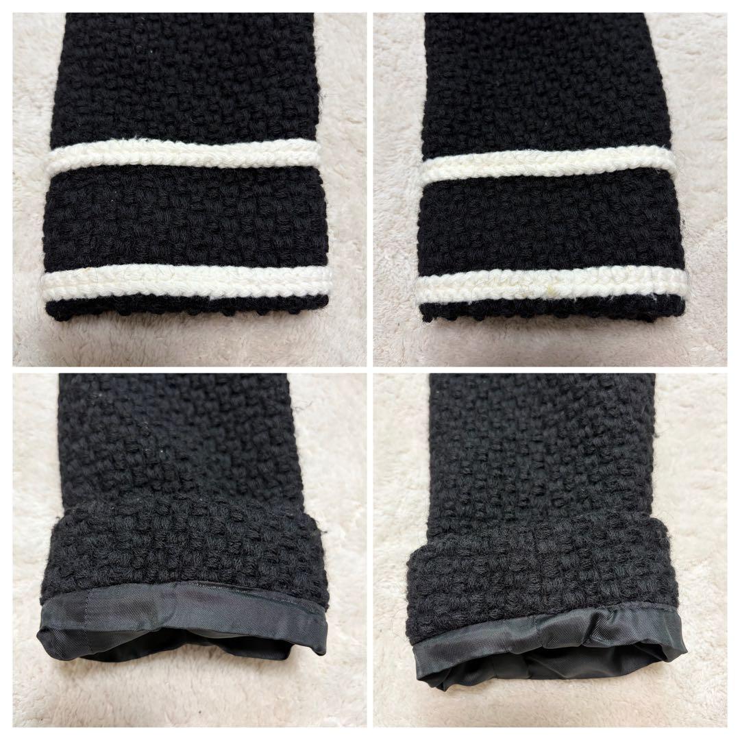 【美品】BOUTIQUE MOSCHINO モスキーノ ツイード コート 44